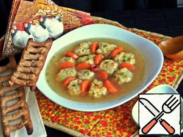 Chicken Broth with Cheese Bombs Recipe