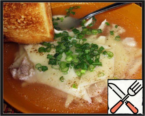 Chicken Broth with Cheese Lasagna Recipe