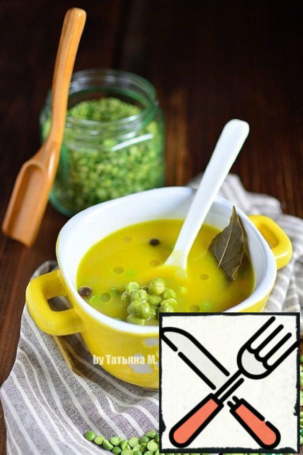 Pea Puree Soup with fresh Peas Recipe