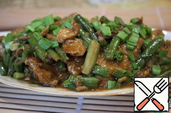 Pork and Beans in Oyster Sauce Recipe