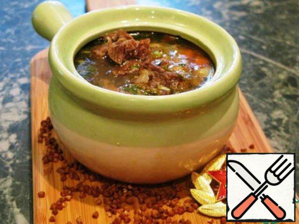 Buckwheat Soup with Veal Recipe