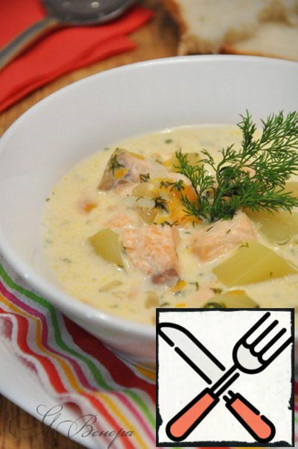 Cheese Fish Soup Recipe