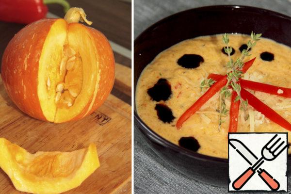 Pumpkin Cream Soup with Pepper Recipe
