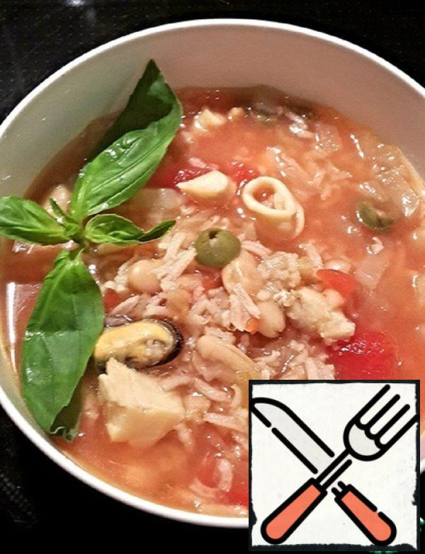 Fish Soup in Italian style Recipe