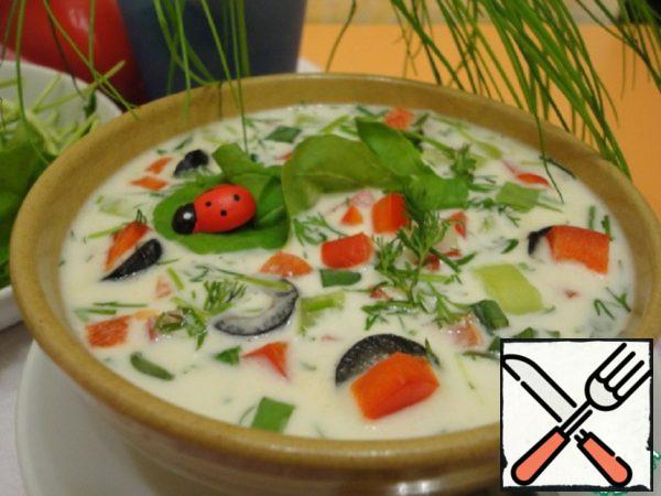 Gazpacho with Milk Recipe