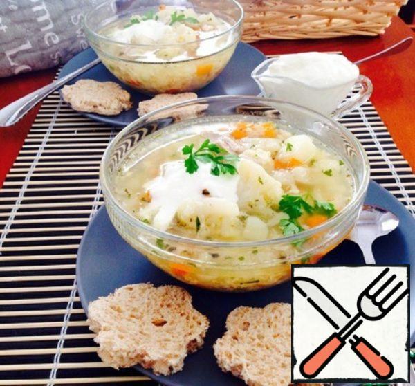 Chicken Soup with Cauliflower Recipe