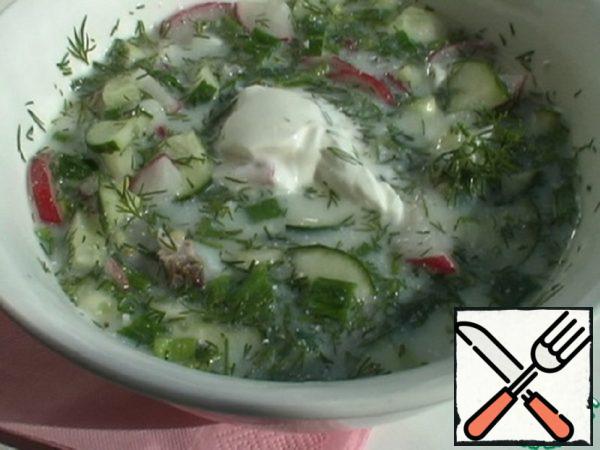 Okroshka "Barbecue" with Mustard Recipe