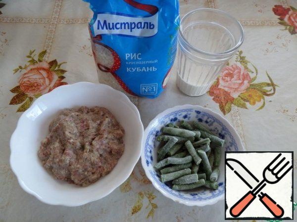 Prepare the products.