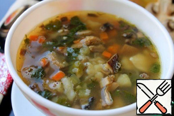 Spicy Mushroom Soup Recipe