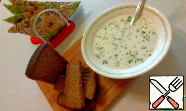 Okroshka on Chicken Broth Recipe