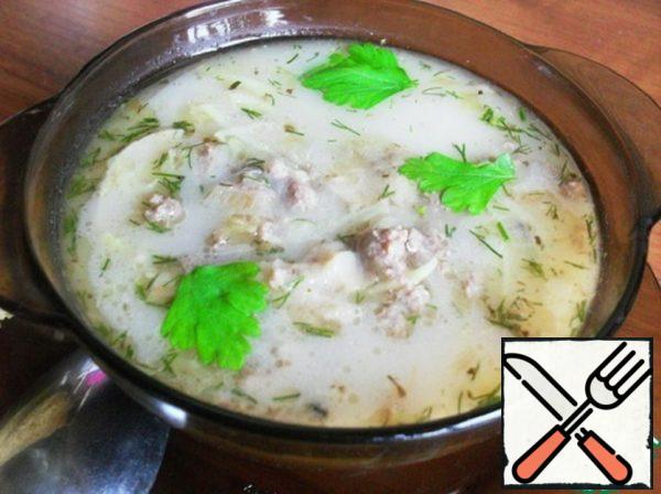 Mushroom soup " Rocket" Recipe