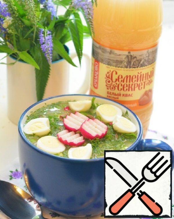 Okroshka with Chicken Giblets Recipe