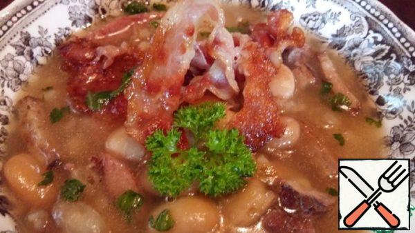 Thick Bean Soup "A Lot of Meat" Recipe