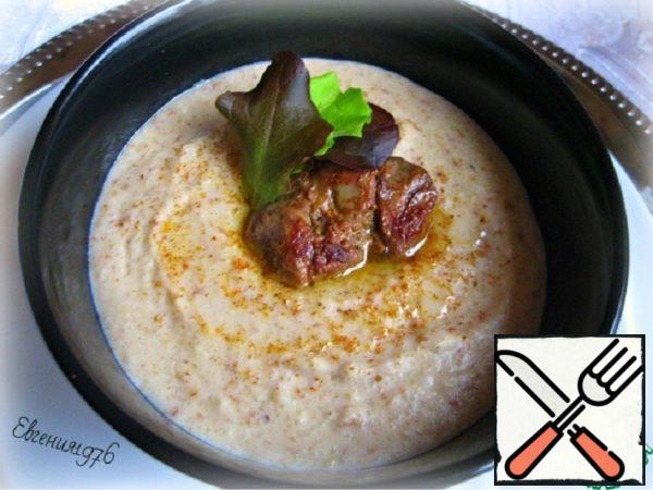 Cream of Buckwheat with the Liver Recipe