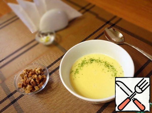 Cream Soup with Garlic Recipe