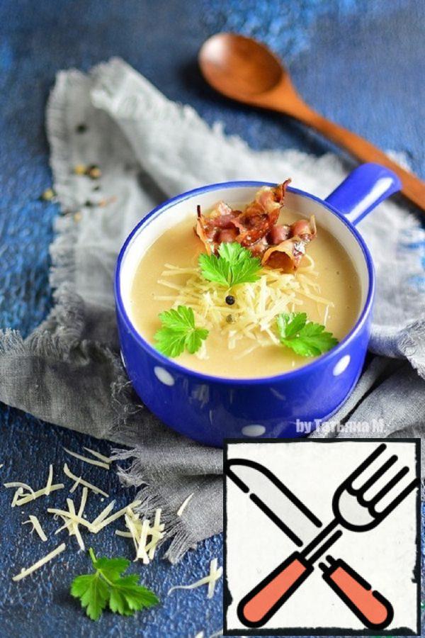 Mashed Potato Soup with Bacon and Garlic Recipe