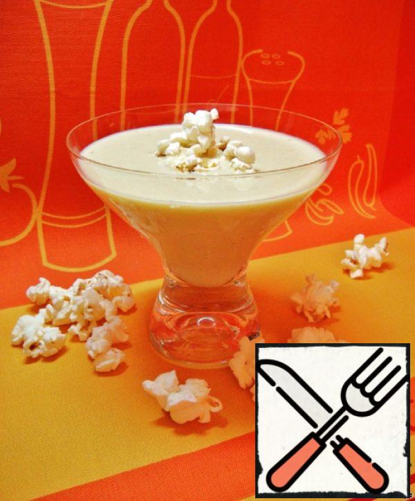Cream Soup with Popcorn "Movie Ticket" Recipe