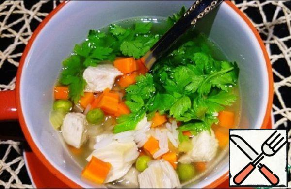 Rice and Vegetable Chicken Soup Recipe