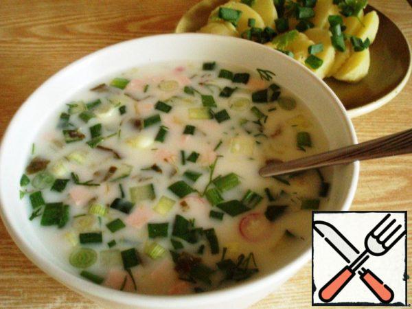 Okroshka with Sorrel on Yogurt Recipe