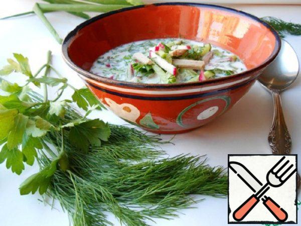 Okroshka in Uzbek (Chalop) Recipe