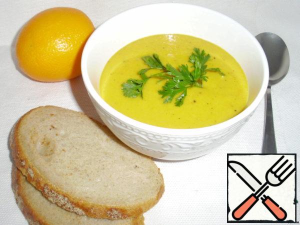 Cream Soup of Pumpkin-Orange Recipe
