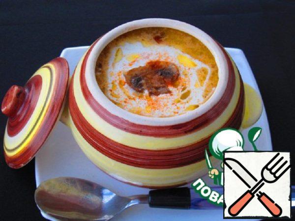 Cream of mushroom Soup "Cappuccino" Recipe
