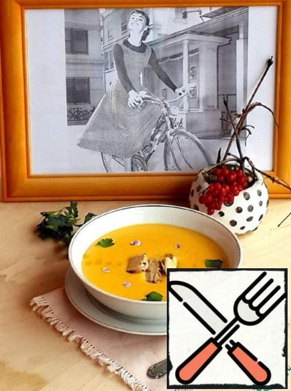 Celery and Pumpkin Puree Soup Recipe