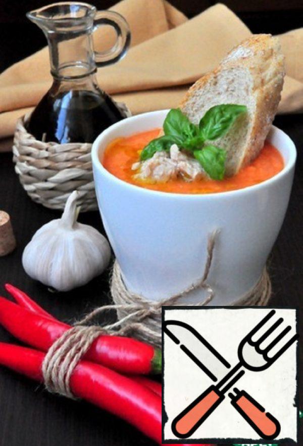 Gazpacho with Codfish Liver Recipe