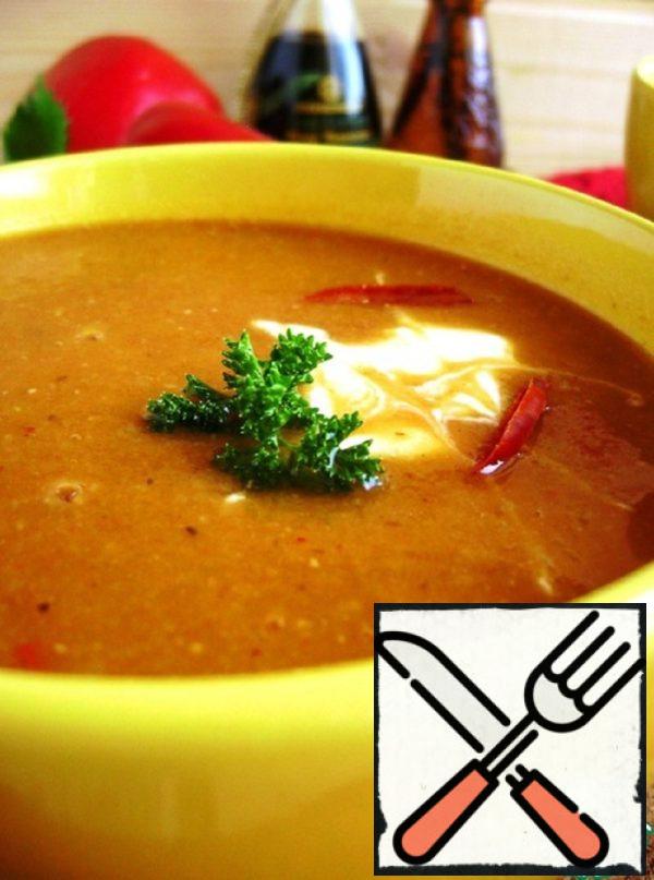 Spicy Vegetable Puree Soup Recipe