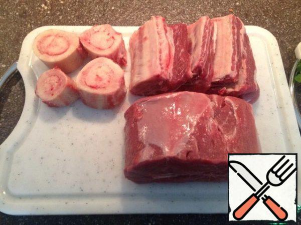 Prepare the meat.