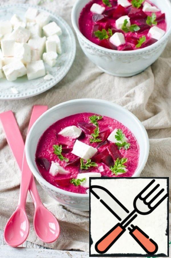 Beet Сream Soup with Feta Recipe