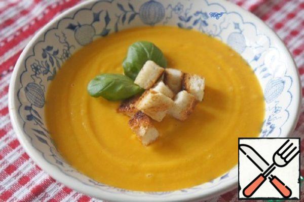 Carrot and Pumpkin Puree Soup Recipe
