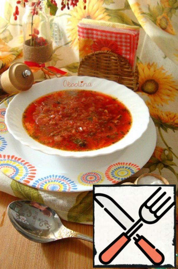 Borscht with Pork Heart Recipe