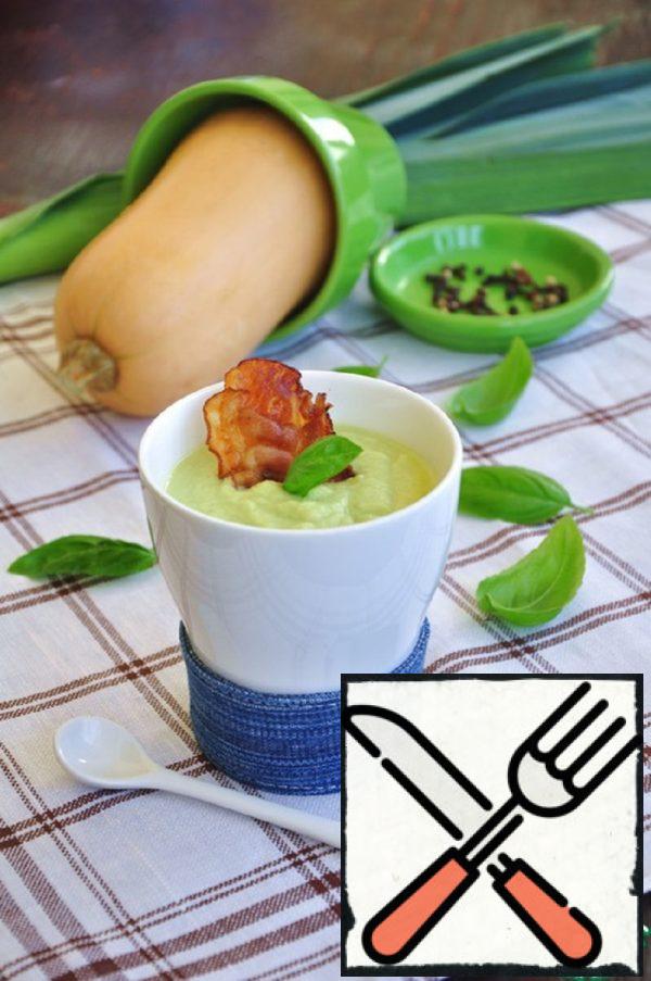 Broccoli, Pumpkin and Leek Puree Soup Recipe