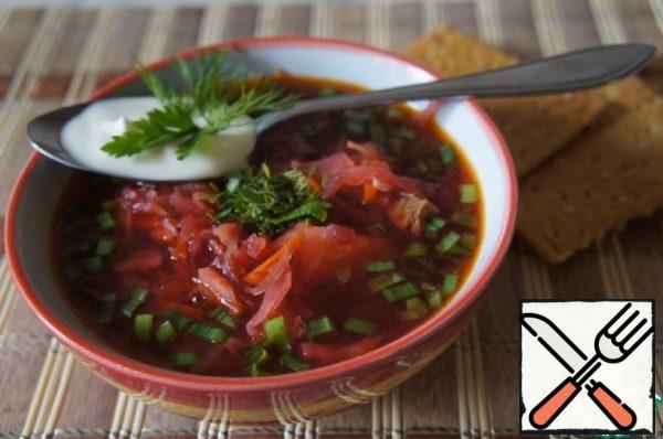 Borscht with Fresh Tomatoes Recipe