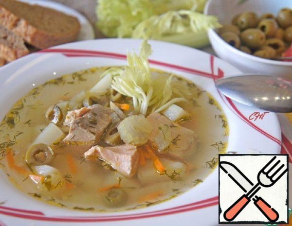Fish Soup with Celery "Summer Terrace" Recipe