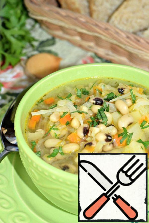 Cabbage Soup with Beans Recipe