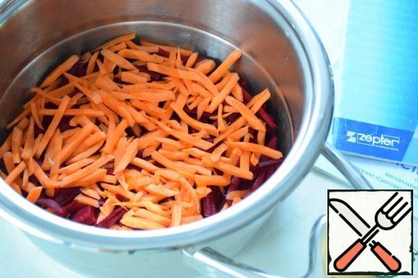 On beet - put carrot.