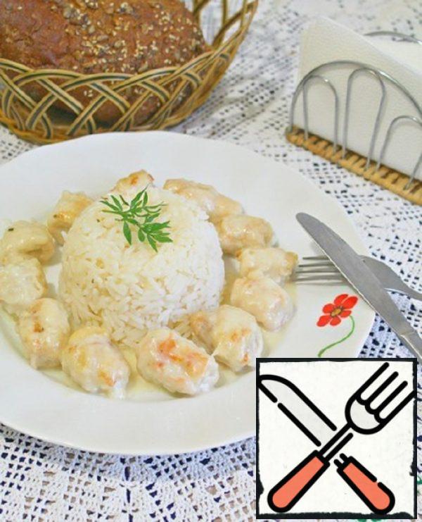 Chicken Mini Rolls with Rice Recipe