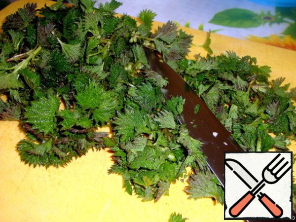 Cut the nettles.
