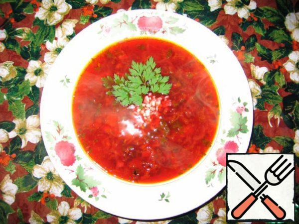 Borscht "Summer Cottage" Recipe