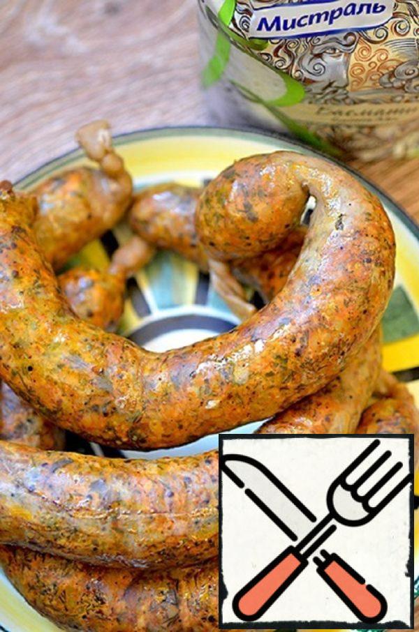 Sausages Libyan "Osban" with Rice Recipe
