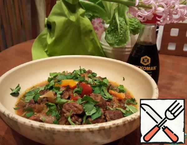 Beef in a Pot in Arabic Recipe