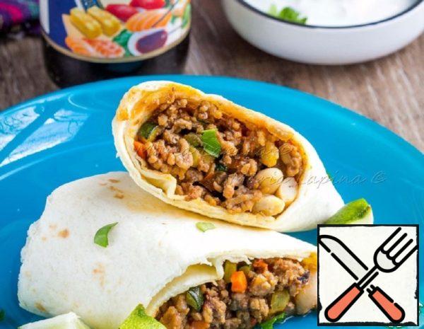 Burrito with Beef and Beans Recipe