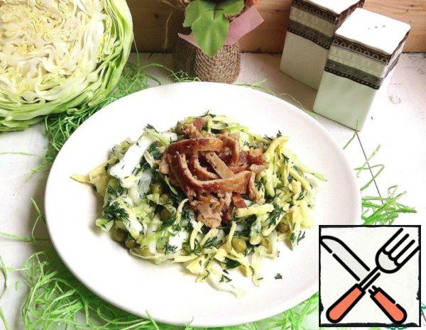 Green Salad with Omelet Recipe
