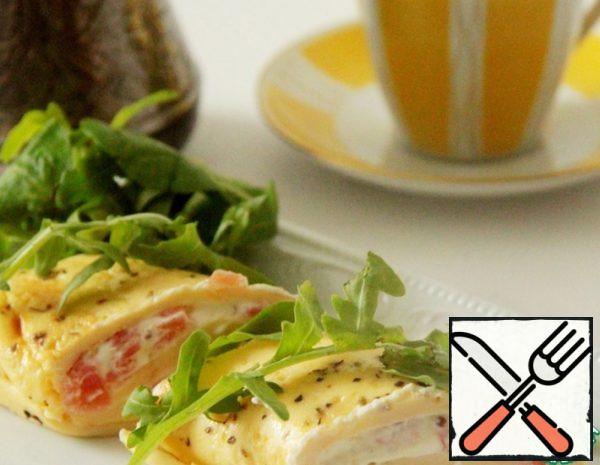 Omelet Roll with Trout Recipe