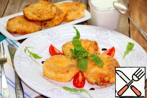Potato Chops with Cheese and Herbs Recipe