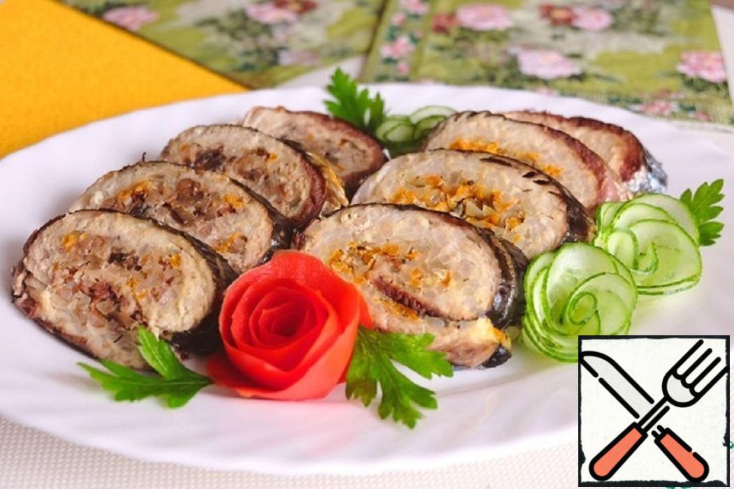 Mackerel Rolls with Rice and Buckwheat Recipe 2023 with Pictures Step ...