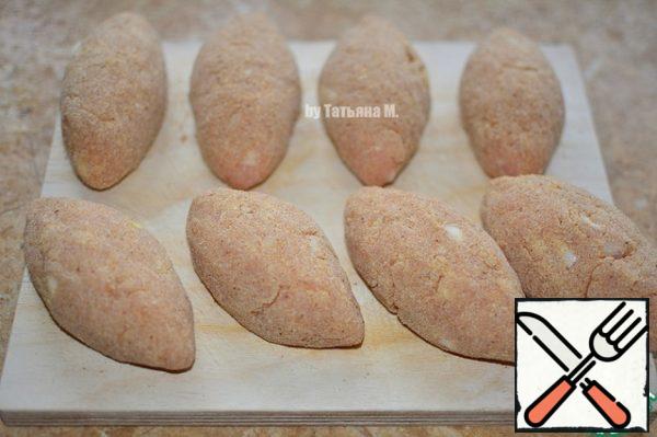 Extra cutlets can be frozen as a semi-finished product.
