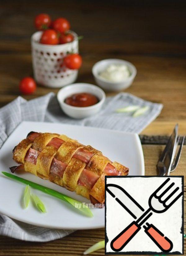 Chicken Chops in a Pancake Braid Recipe